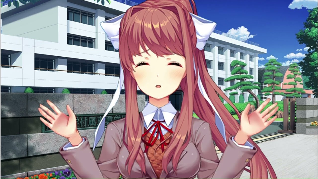 So I edited some of the sprites in monika after story : r/DDLC