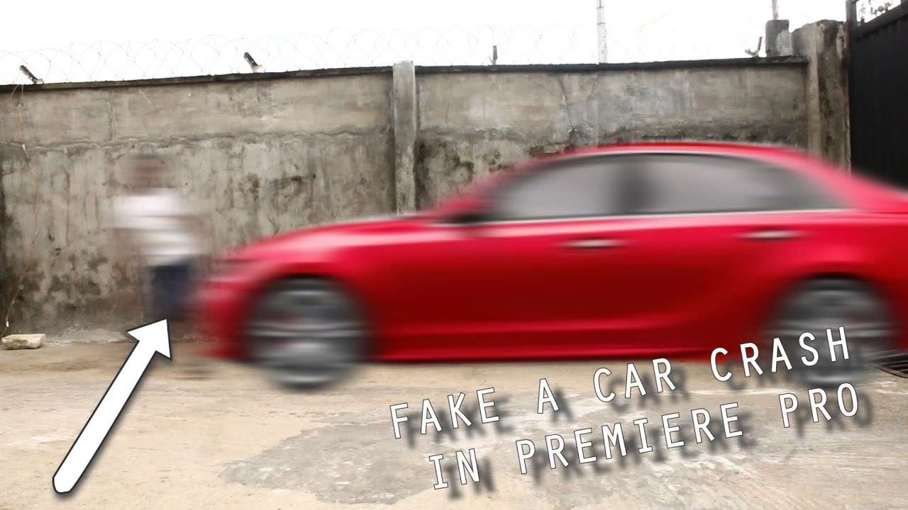 How To Fake A Car Crash In Premiere Pro (3 minute tutorials) YouTube