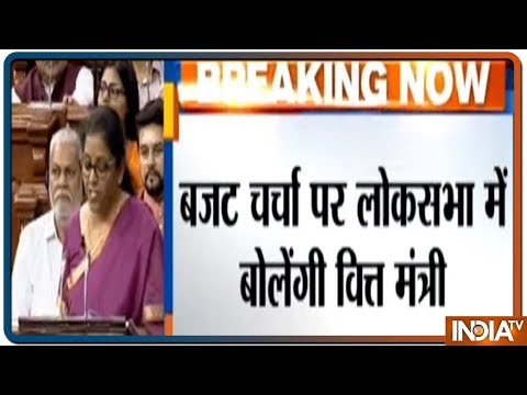 Budget 2019: FM Nirmala Sitharaman Responds to Questions Posed by Opposition