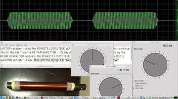 Raspberry PI 4 Remote VLF RF CW Transmitter: 22Khz test to see if the PI
