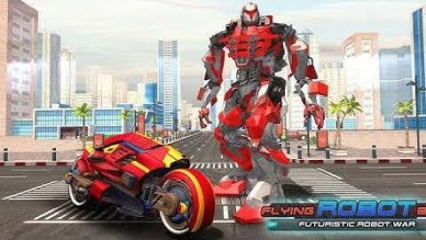 Flying Hawk Robot Car Game | Android and offline gameplay#16