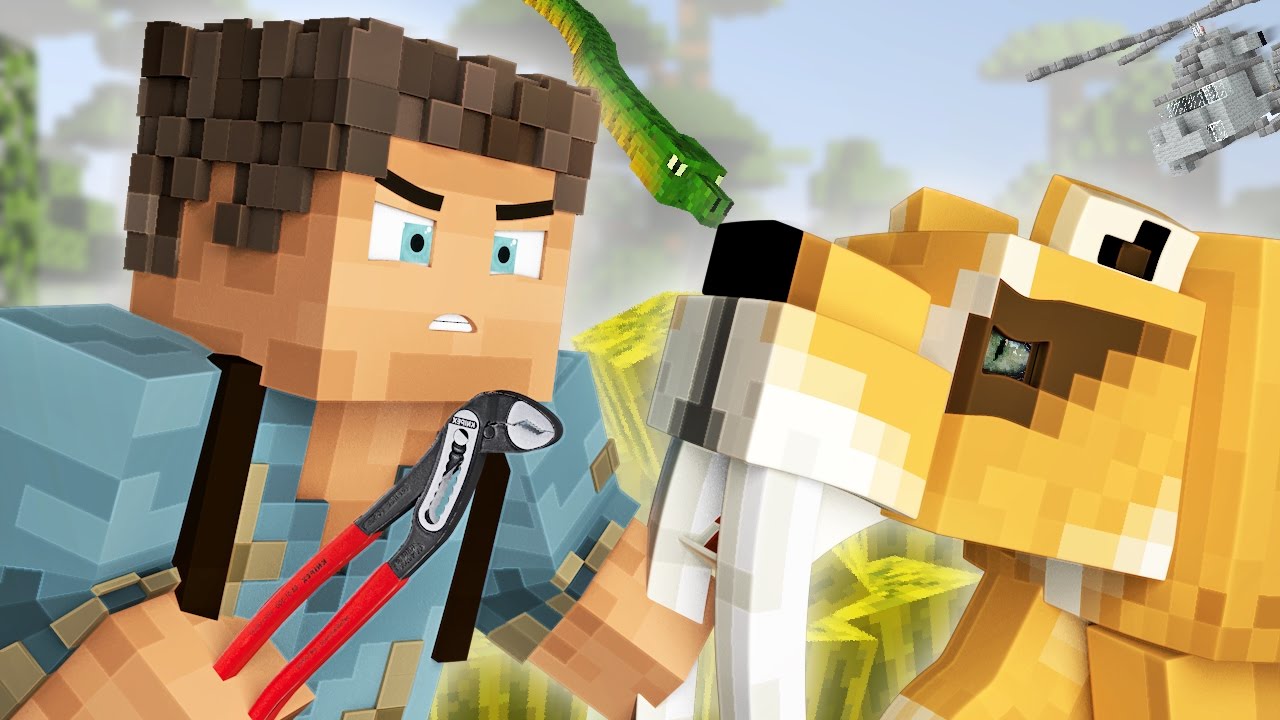 BEAR GRYLLS - PREŽIVJETI MINECRAFT 2 (Minecraft Animacija)