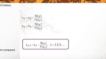 6 2 SOLUTIONS OF NON LINEAR EQUATIONS   NEWTON RAPHSON METHOD