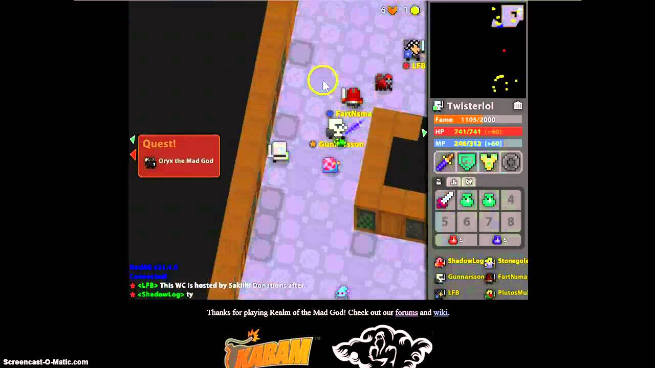 Rotmg Oryx2/Lab montage/mad robe drop