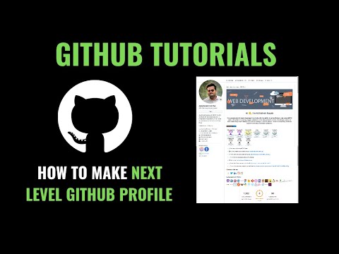 Next Level GitHub Profile README | Create a Awesome Github Profile | Improve your github Profile