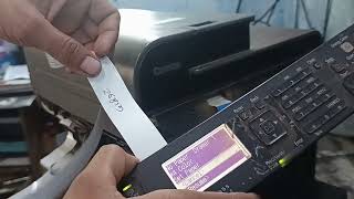 Canon MF4750 MF4412 white display problem solution 