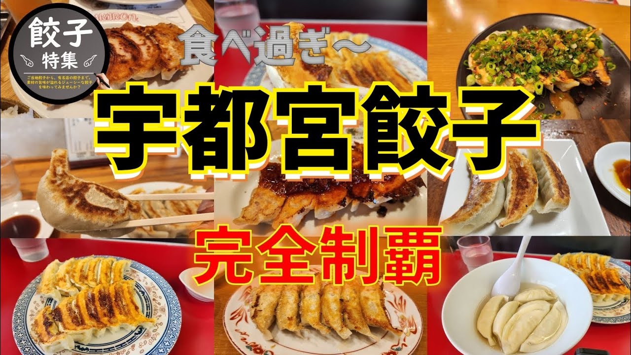 【 宇都宮餃子 】特集  名店 餃子を食べ尽くす！ ひとり旅 vol.64
