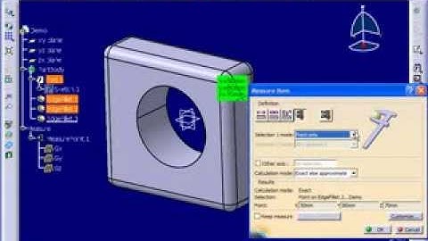 CATIA V5 Tutorial:View, Measure, and Materials Toolbars