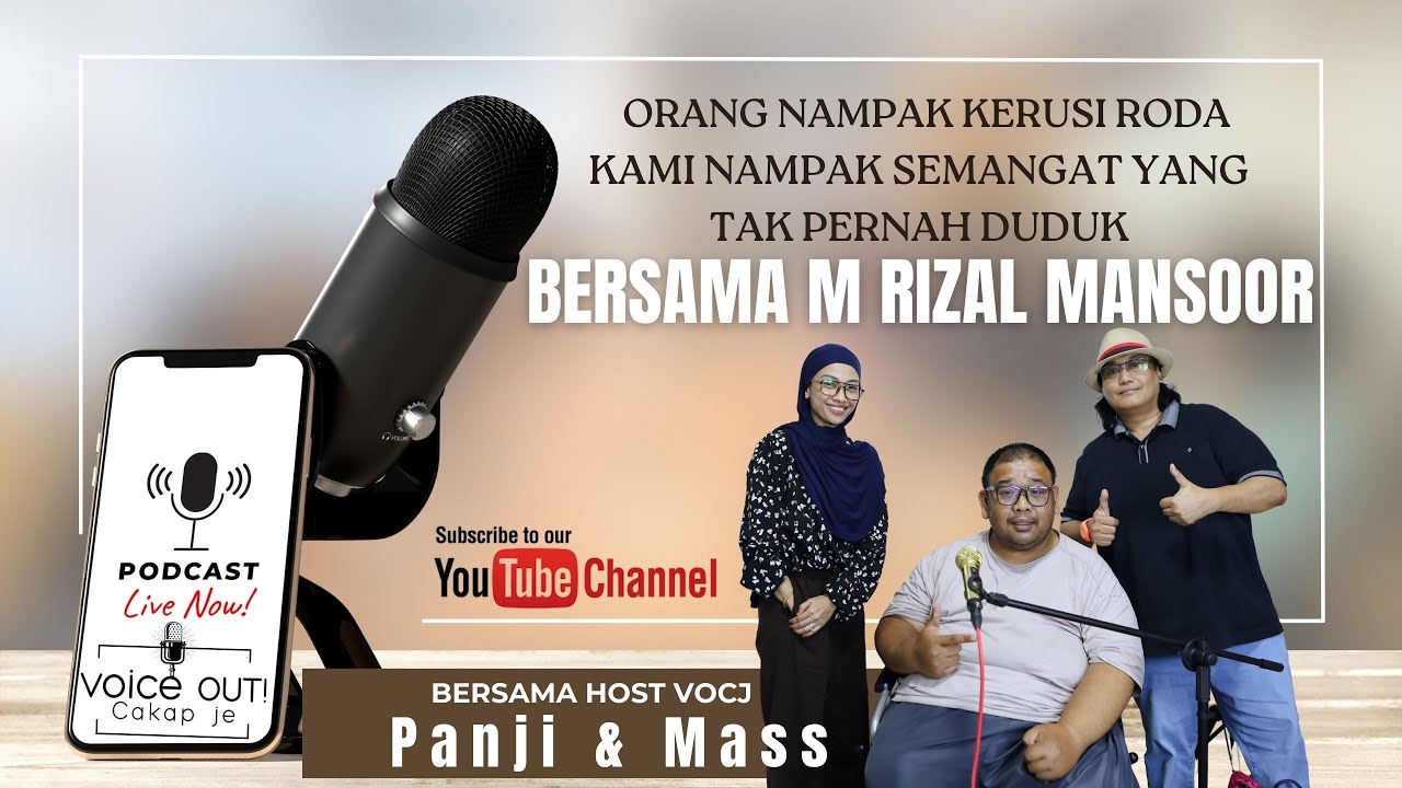 Orang nampak kerusi roda. Kami nampak semangat yang tak pernah duduk!