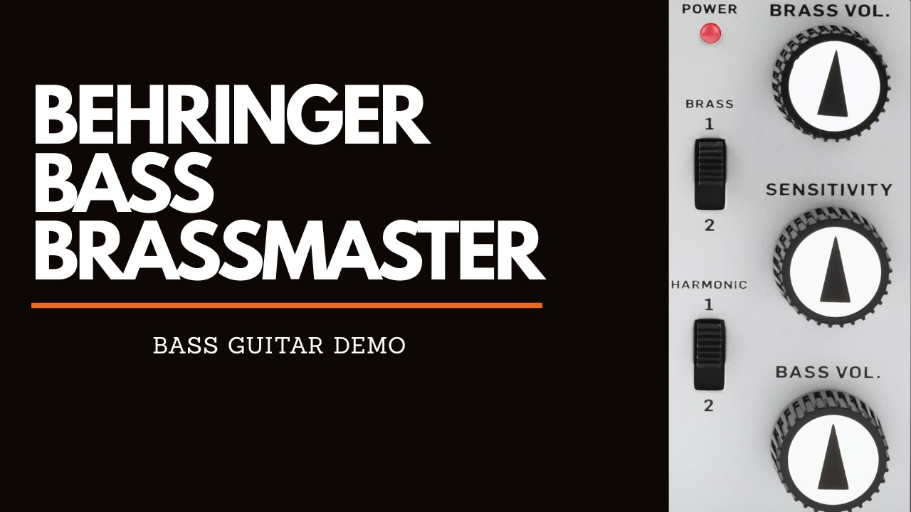 Behringer Bass Brassmaster Fuzz | Bass Guitar Tone DEMO - YouTube