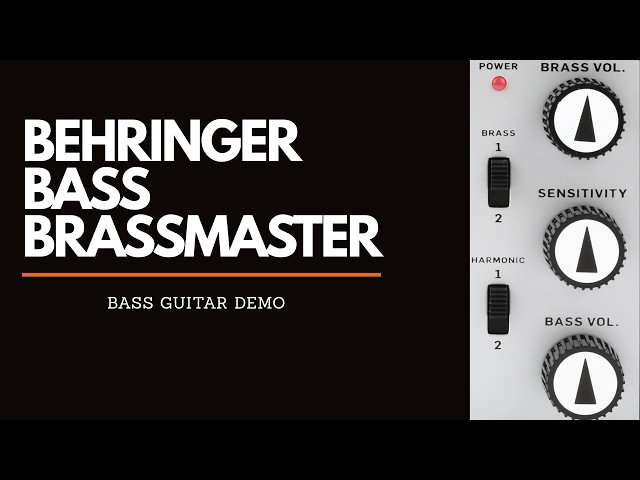 Behringer Bass Brassmaster Fuzz | Bass Guitar Tone DEMO - YouTube