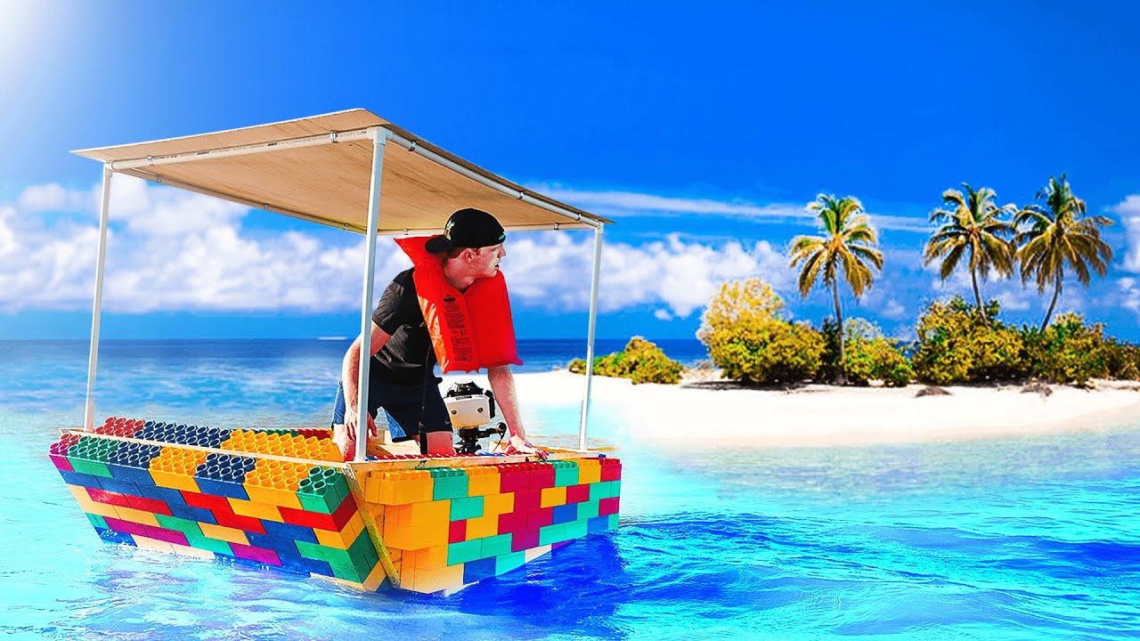 a lego boat