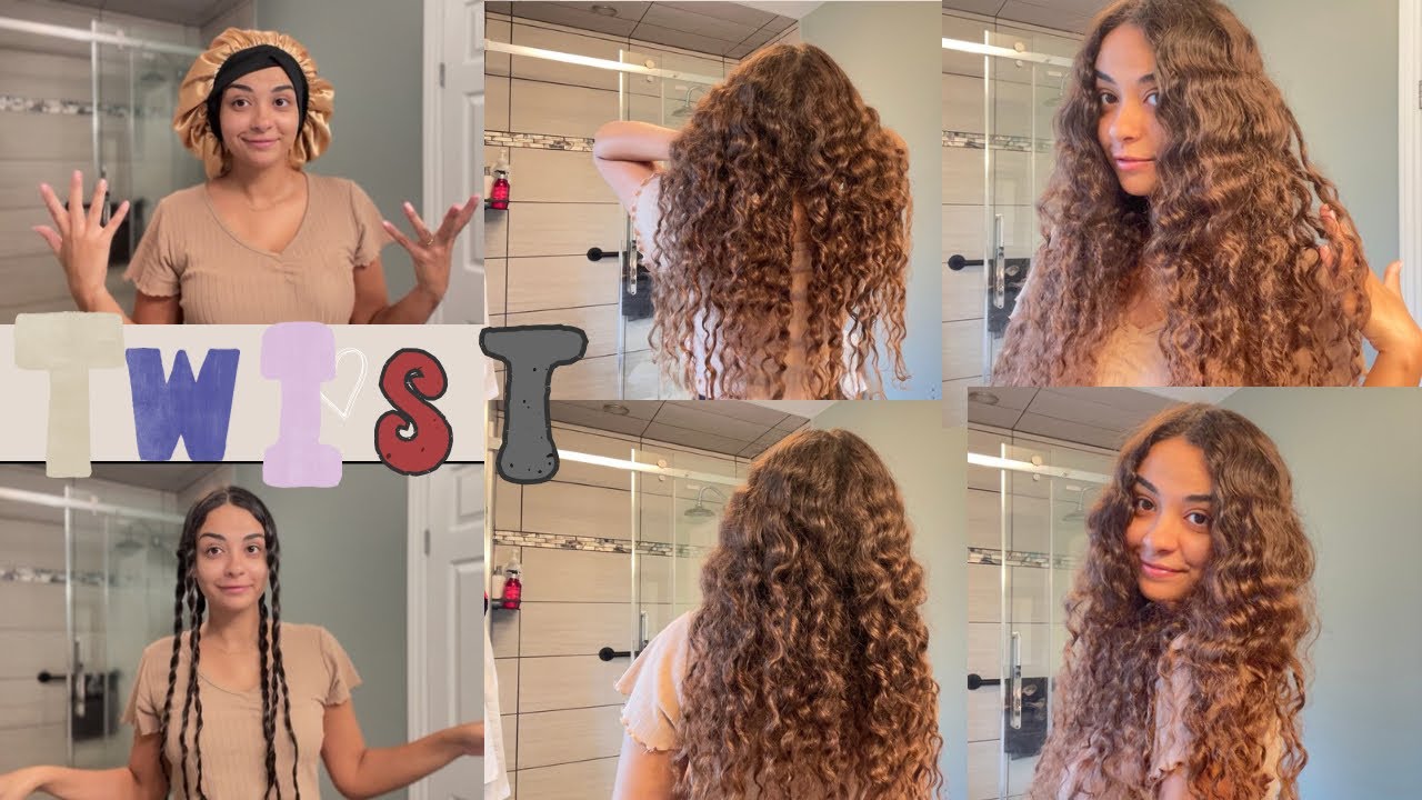 Twisting |Curly/Wavy styling method & Hairstyle | طريقة التويست للشعر الكيرلي أو الويڤي سهلة و سريعة