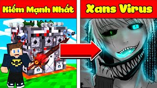 JAYGRAY TIÊU DIỆT THÀNH CÔNG XANS VIRUS BẰNG KIẾM MẠNH NHẤT TRONG MINECRAFT*VŨ KHÍ CHÚA TỂ BÓNG ĐÊM