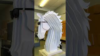 Apple Smart Glasses Display Stand Design Project for homework