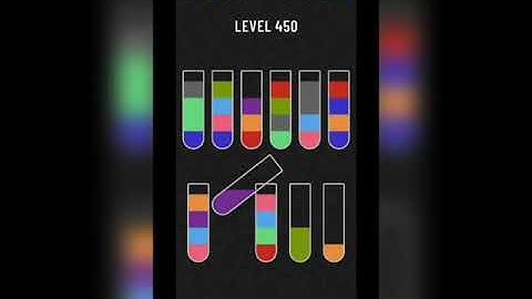 Water sort puzzle level 450