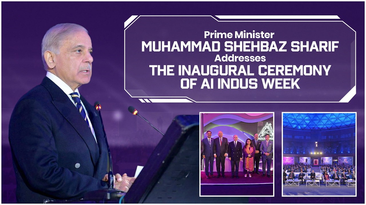 Prime Minister Muhammad Shehbaz Sharif Addresses the Inaugural Ceremony of Indus AI Week