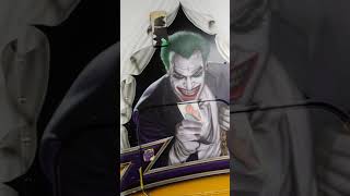 Cecil airbrushing joker on mikes towing truck