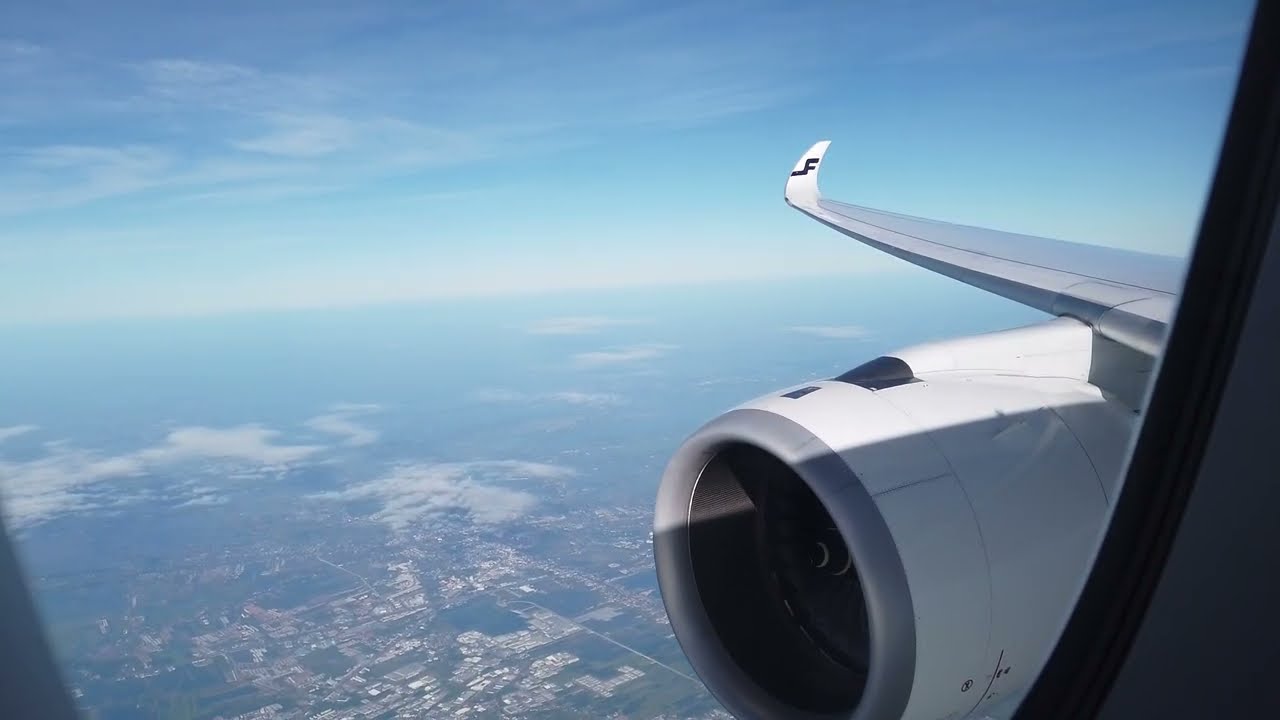 Bangkok Suvarnabhumi | beautiful landing | A350-900 | Finnair