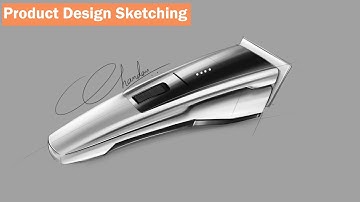 Product Design Sketching With Rendering (Trimmer)