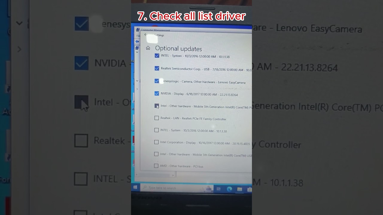 How to update driver auto on window 10 