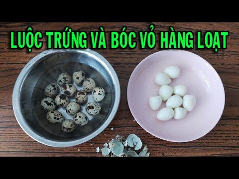 Video: Cách Luộc Trứng Cút Lộn để Dễ Bóc Vỏ