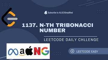 1137. N-th Tribonacci Number || LEETCODE DAILY CHALLENGE || ALGOSimplified