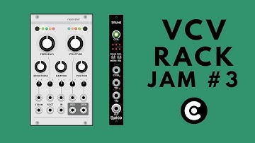 VCV Rack Jam #3 - Audible Instruments Resonator And Pico Drums
