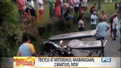 2 binatilyo patay sa salpukan ng motorsiklo, tricycle