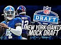 The BEST NY Giants Mock Draft You'll Ever See...