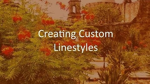 Microstation 010 - Creating Custom Line Styles