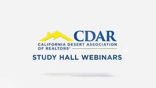 CDAR Study Hall Webinars - Creating CMAs in FLEX