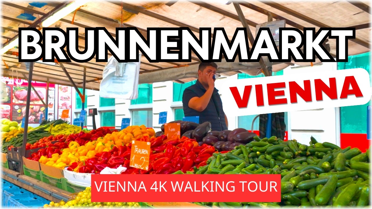 Vienna Brunnenmarkt - Immersive Walk in 4K 60FPS