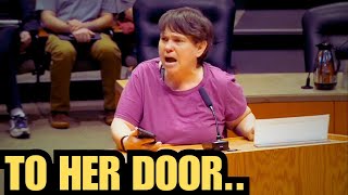 Air Force Veteran Said She Had Illegals Knocking At Her Door