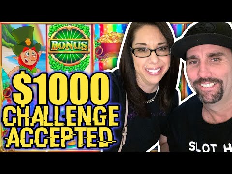 $1000 CHALLENGE ACCEPTED ! SLOT QUEEN GOES FOR IT !!