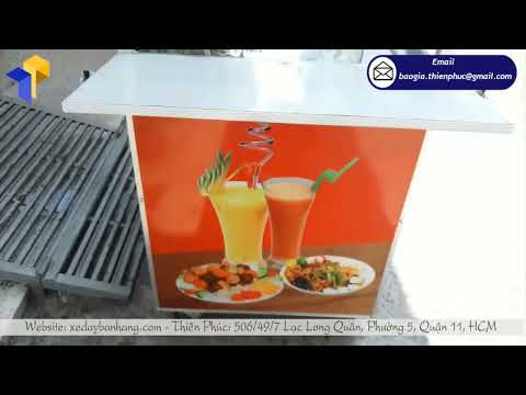 Video Mẫu tủ bán thức ăn nhanh lưu động bằng inox được nhiều... - youtube