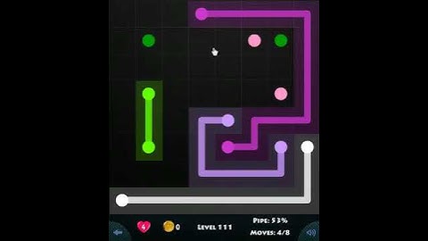 GREEN PACK LEVEL 111 - FLOW GAME ON FACEBOOK Connect the dots