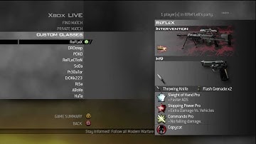 lllReFLeX : Class Setup (MW2) Thanks For The Support!!!!