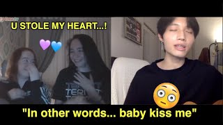 Download Lagu Singing LOVE songs on Omegle | YOU STOLE MY HEART❤️... MP3