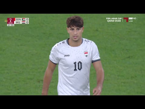 ملخص المباراة العراق والسودان كاس العرب مباراة مثيرة وناريه بصوت خالد الحدي