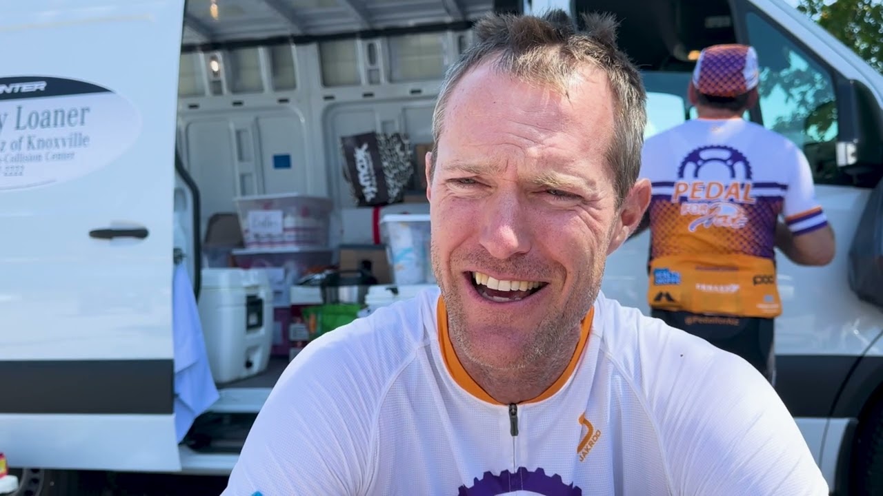 Pedal for Pat 2023 Day 1: Knoxville, Tennessee to Asheville, North Carolina