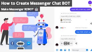 How to Create Messenger Chat Bot | Make Messenger chatbot Robot Id screenshot 4