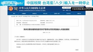 中国税関　台湾産ハタの輸入を一時停止　台湾側は反発(2022年6月11日)