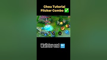Chou Flicker Combo Tutorial mobile legends #tutorial #chou #choututorial #ml2b #shorts