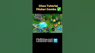 Chou Flicker Combo Tutorial mobile legends #tutorial #chou #choututorial #ml2b #shorts