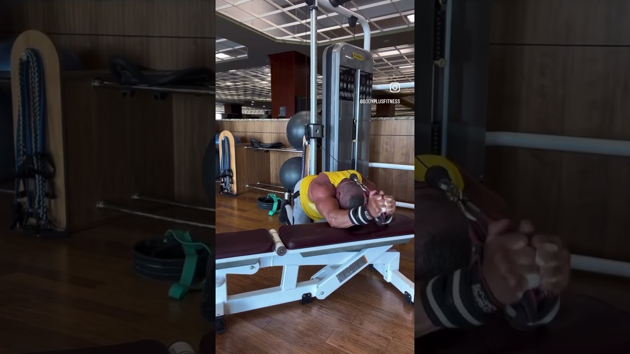 Lying overhead cable tricep extensions using your power straps as handles,is an amazing way to