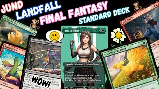 Jund Landfall is BROKEN? - NEW Final Fantasy PIECES! - MTG Standard Deck