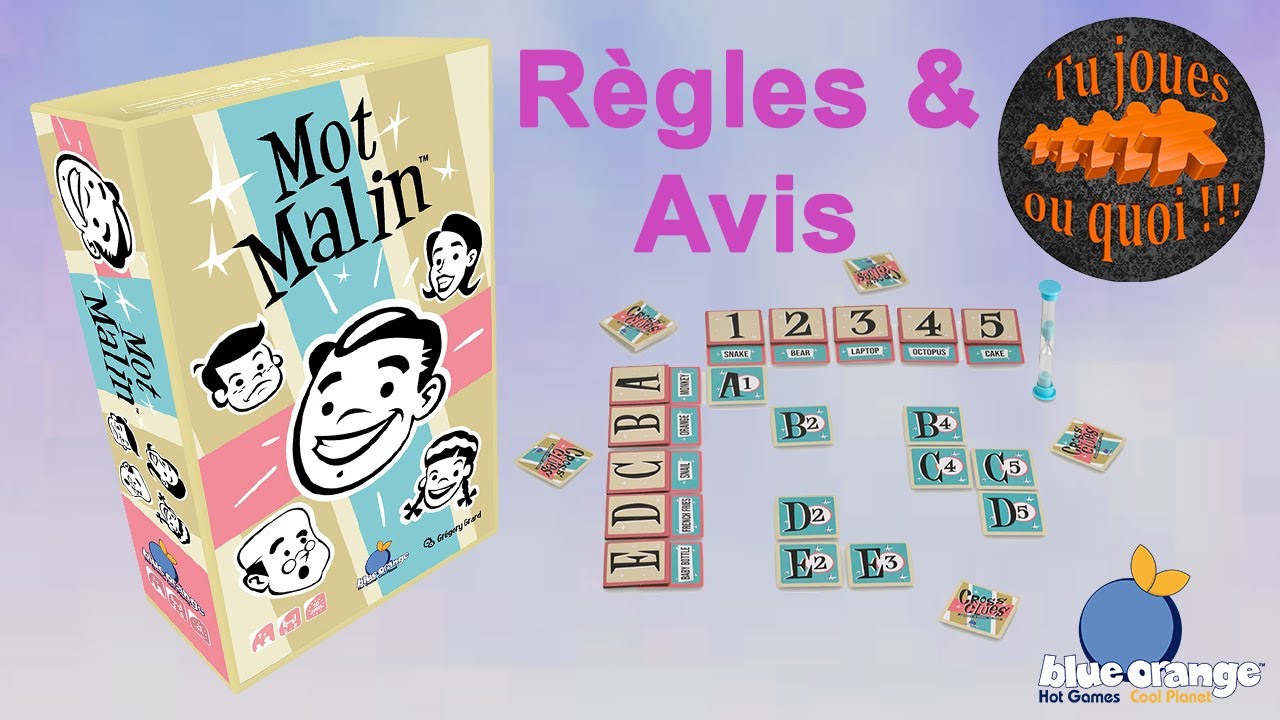 Mots malins règles et avis 