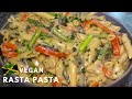 How to Make Vegan Rasta Pasta | Vegan Jerk Alfredo | Quick and Easy Vegan Recipe