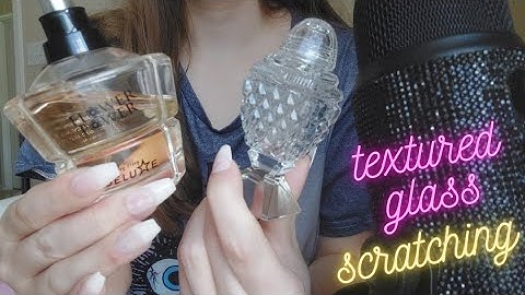 Fast and Aggressive Textured Glass Scratching ASMR   (no talking)